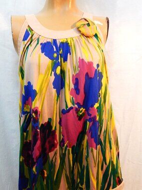 Made in Italy - 100% Silk Sleeveless Top - Blumarine